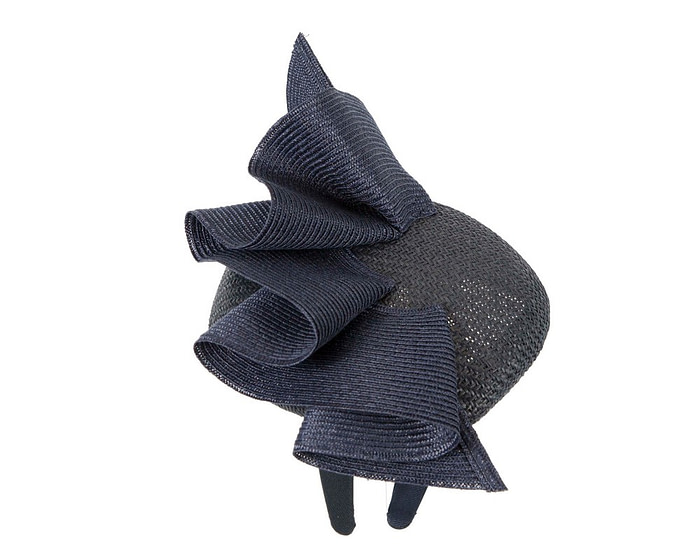 Navy pillbox fascinator by Fillies Collection S259 - Hats From OZ