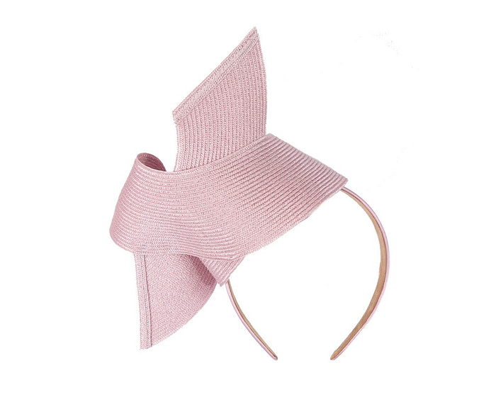 Modern dusty pink fascinator by Max Alexander - Hats From OZ