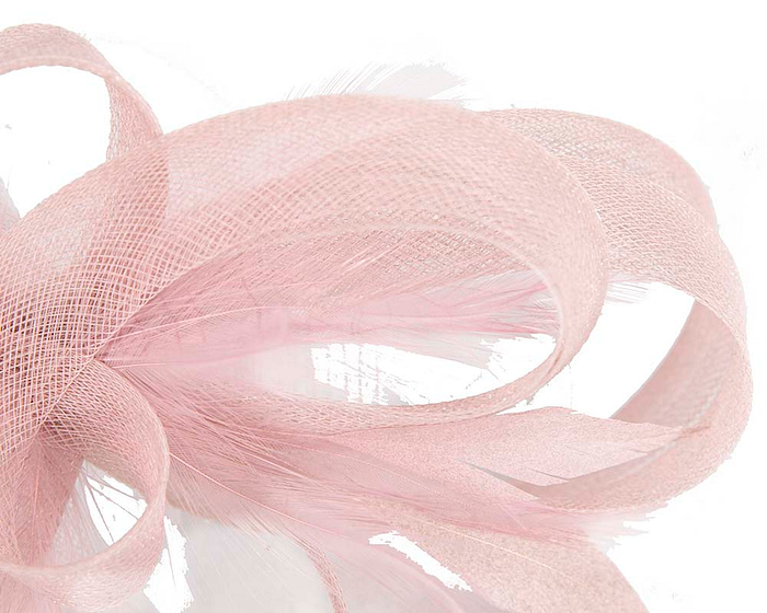 Custom made dusty pink fascinator by Cupids Millinery - Hats From OZ