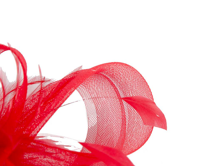 Custom made red fascinator by Cupids Millinery - Hats From OZ