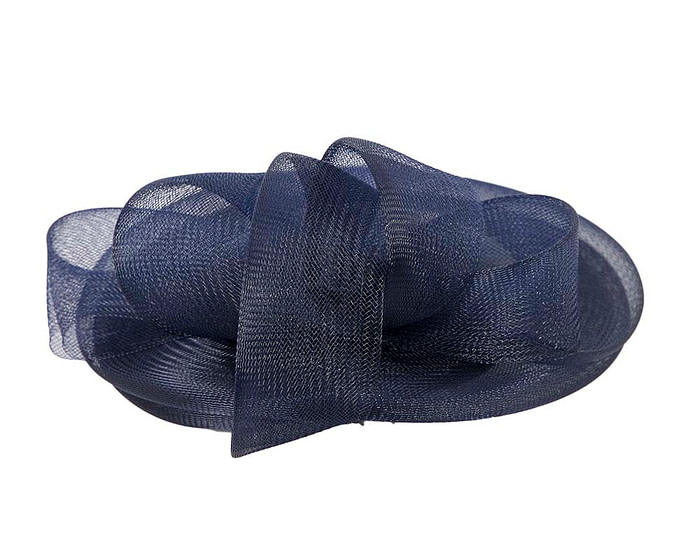 Navy Custom Made Cocktail Hat - Hats From OZ