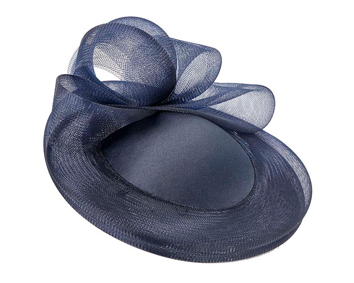 Navy Custom Made Cocktail Hat - Hats From OZ