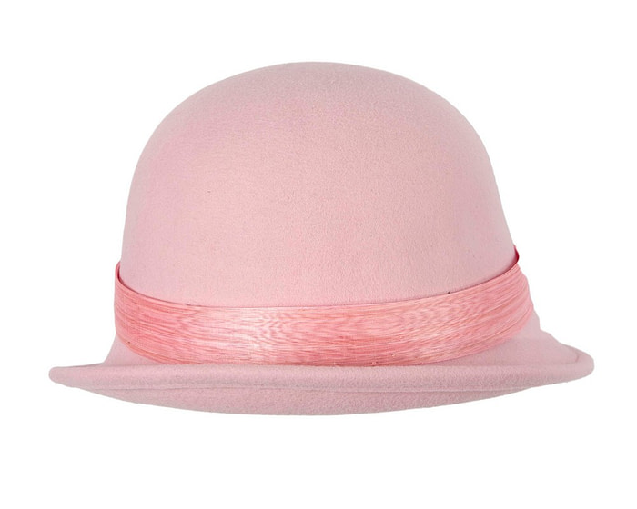 Exclusive pink cloche winter hat by Fillies Collection - Hats From OZ