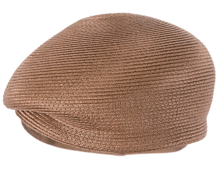 Modern brown newsboy beret hat by Max Alexander - Hats From OZ