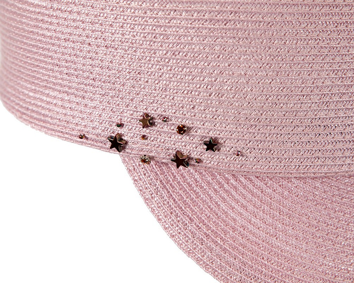 Modern dusty pink newsboy beret hat by Max Alexander - Hats From OZ