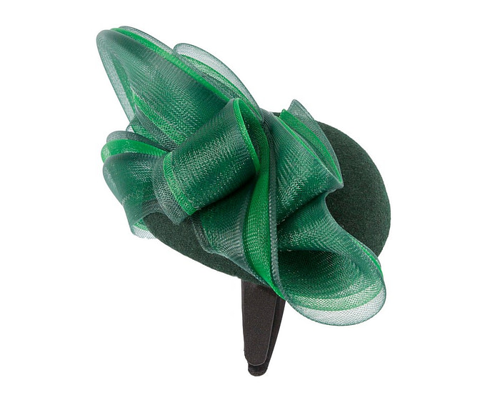 Green winter racing fascinator by Fillies Collection - Hats From OZ