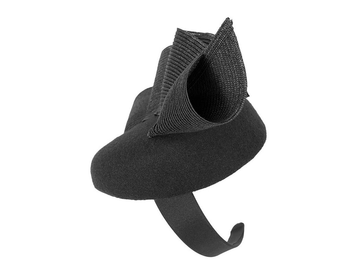 Black pillbox fascinator by Fillies Collection F681 - Hats From OZ