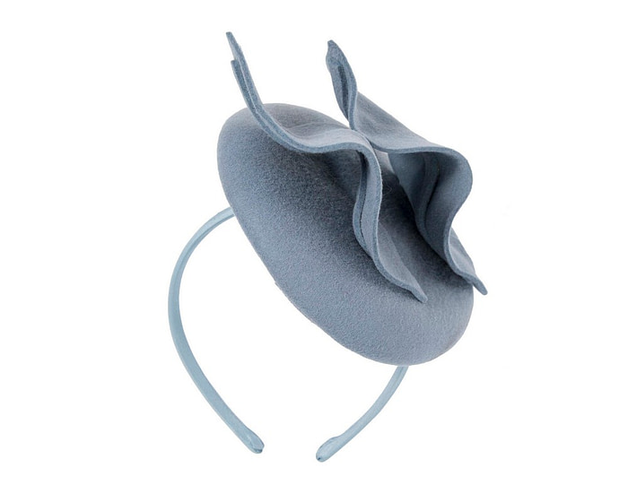 Light blue felt fascinator by Max Alexander - Hats From OZ