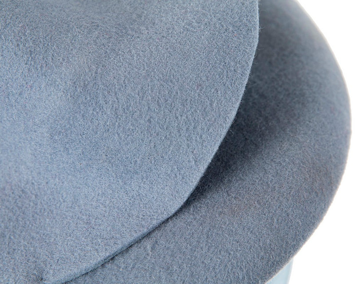 Light blue felt fascinator by Max Alexander - Hats From OZ