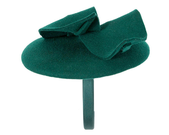 Green felt fascinator by Max Alexander - Hats From OZ