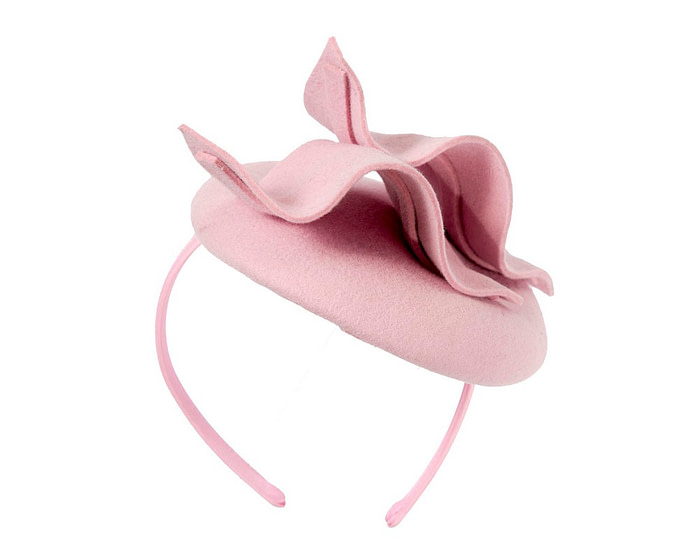 Pink felt fascinator by Max Alexander - Hats From OZ