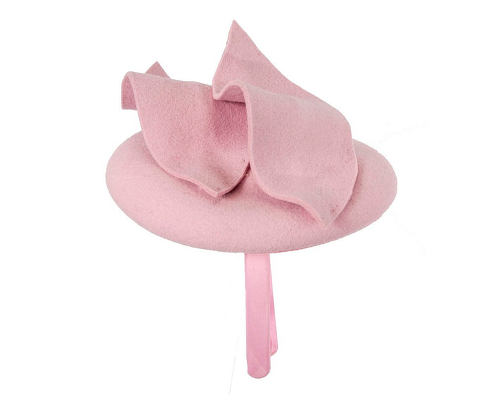 Pink felt fascinator by Max Alexander - Hats From OZ