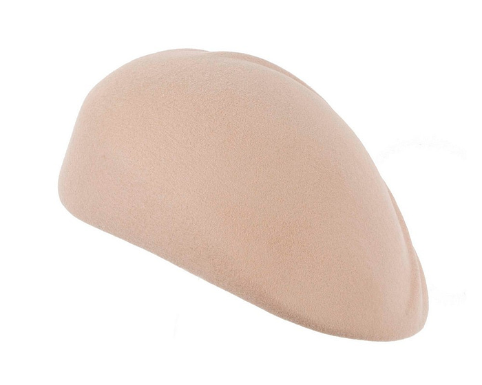 Beige winter felt beret by Max Alexander - Hats From OZ