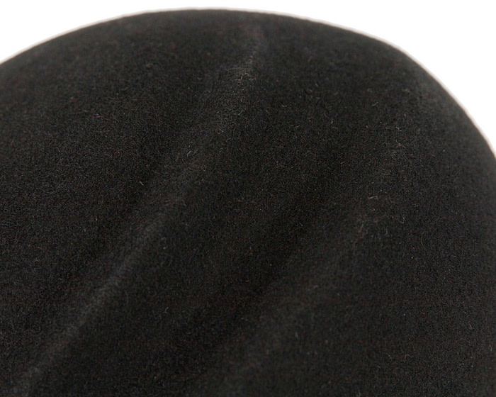 Black winter felt beret by Max Alexander - Hats From OZ