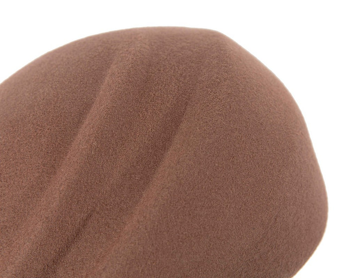 Coffee winter felt beret by Max Alexander - Hats From OZ