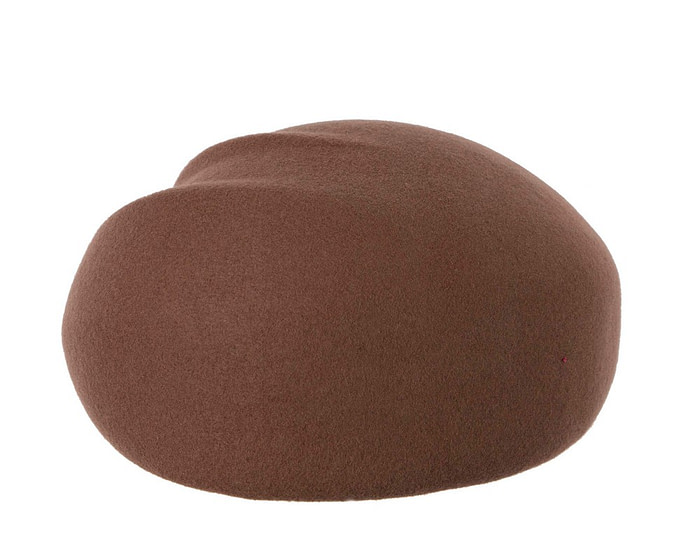 Coffee winter felt beret by Max Alexander - Hats From OZ