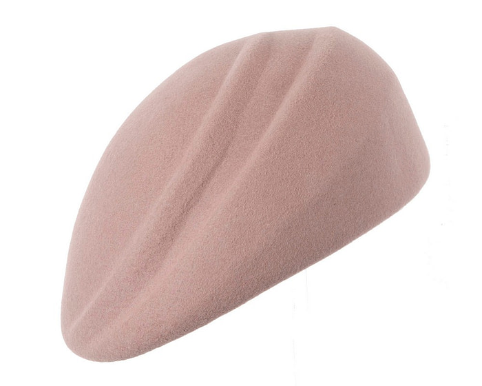 Dusty pink winter felt beret by Max Alexander - Hats From OZ