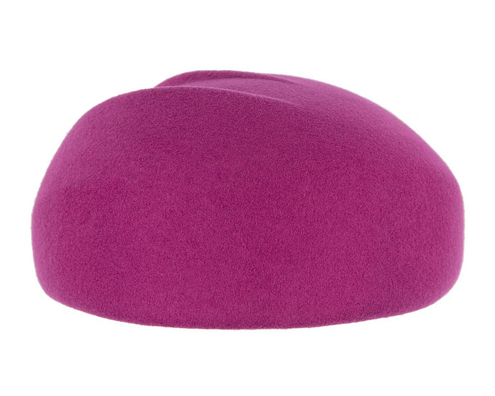 Fuchsia winter felt beret by Max Alexander - Hats From OZ