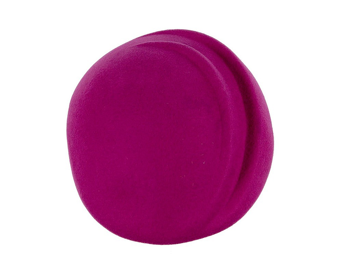 Fuchsia winter felt beret by Max Alexander - Hats From OZ