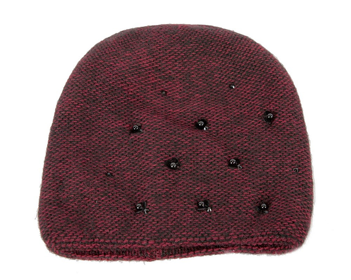 Warm European made woven wine beanie - Hats From OZ