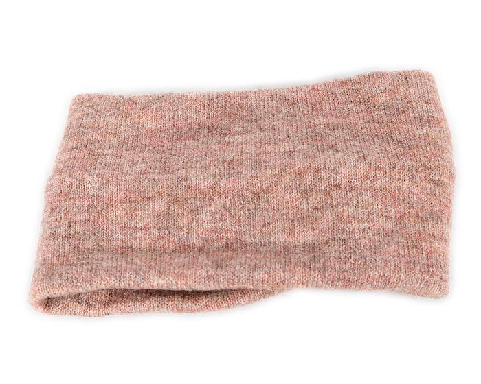 Beige European Made woolen headband - Hats From OZ