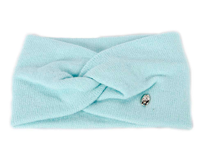 Light blue European Made woolen headband - Hats From OZ