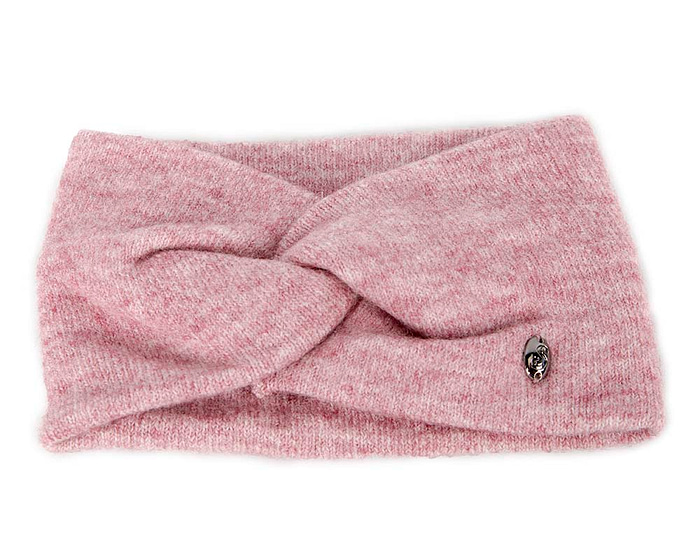 Pink European Made woolen headband - Hats From OZ