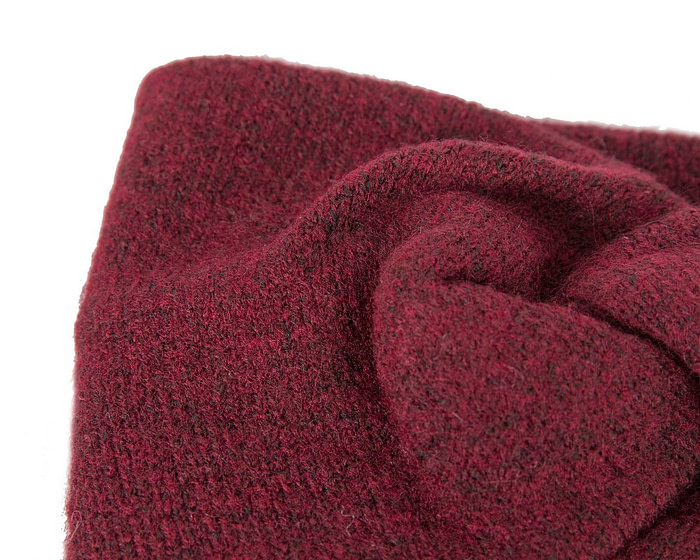 Burgundy European Made woolen headband - Hats From OZ