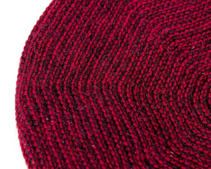 Classic crocheted burgundy beret by Max Alexander - Hats From OZ