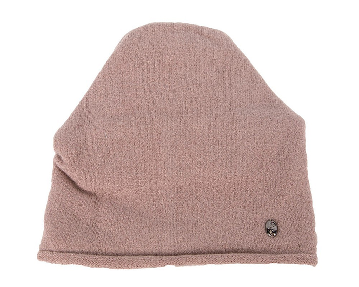 Stylish warm European made beige beanie - Hats From OZ