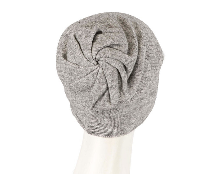 Stylish warm European made grey beanie JR013GM - Hats From OZ