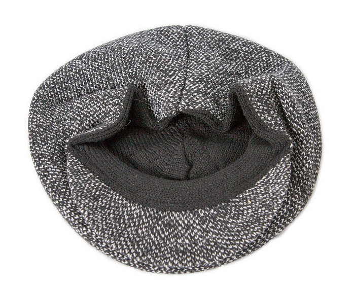 Warm charcoal wool winter fashion beret by Max Alexander JR015 - Hats From OZ