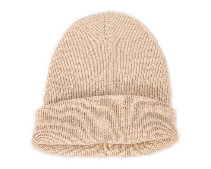 Warm European made beige beanie - Hats From OZ