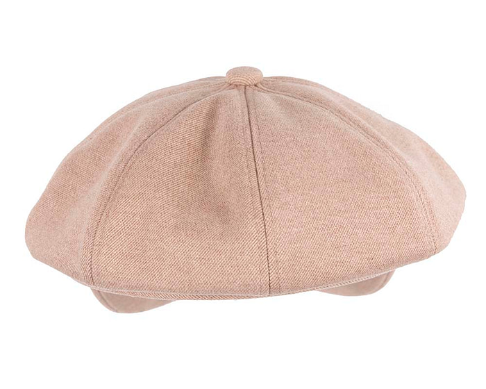 Soft beige newsboy cap by Max Alexander - Hats From OZ