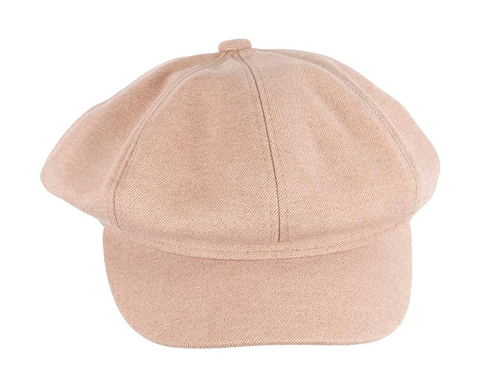 Soft beige newsboy cap by Max Alexander - Hats From OZ