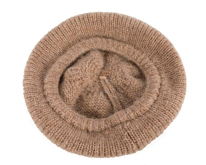 Warm beigewinter beret - Image 4