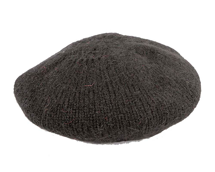 Warm black winter beret - Image 2