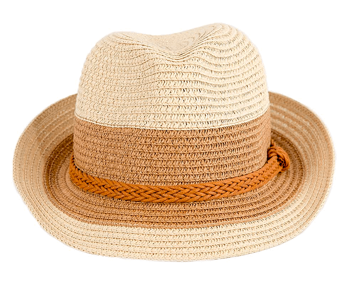 Multicolor Short Brim Fedora Hat M175BR - Hats From OZ