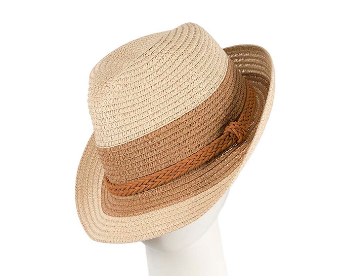 Multicolor Short Brim Fedora Hat M175BR - Hats From OZ