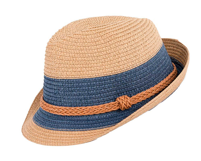 Multicolor Short Brim Fedora Hat Ma75N - Hats From OZ