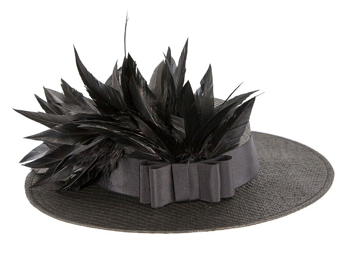 Black boater hat by Max Alexander MA902 - Hats From OZ