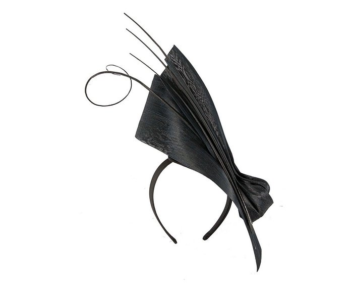 Edgy black fascinator by Fillies Collection - Hats From OZ