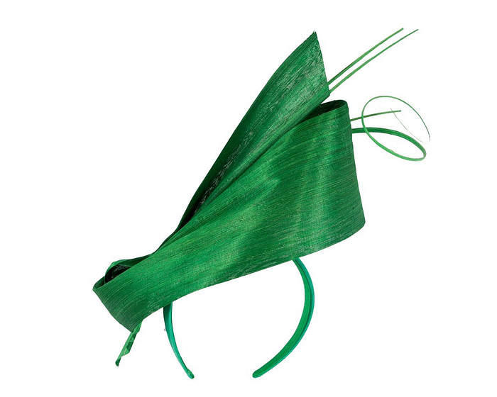 Edgy green fascinator by Fillies Collection - Hats From OZ