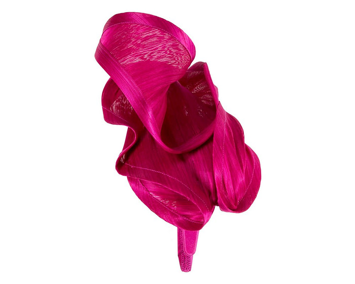 Fuchsia designers racing fascinator by Fillies Collection - Hats From OZ