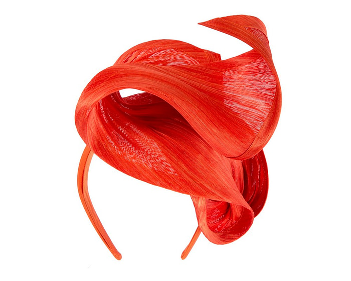 Orange designers racing fascinator by Fillies Collection - Hats From OZ