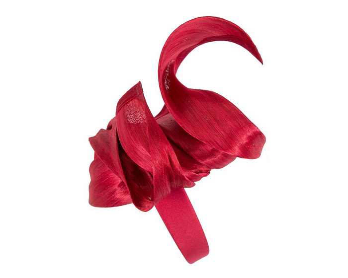 Red designers racing fascinator by Fillies Collection S280 - Hats From OZ