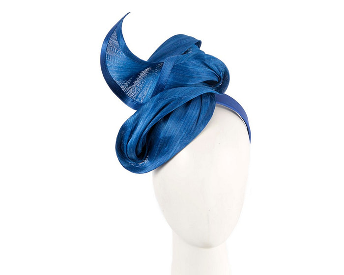 Royal blue designers racing fascinator by Fillies Collection - Hats From OZ