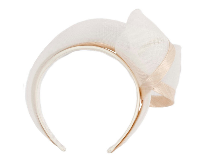 Cream fashion headband by Fillies Collection - Hats From OZ