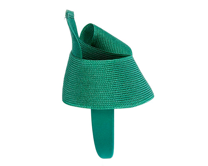 Modern teal fascinator by Max Alexander - Hats From OZ