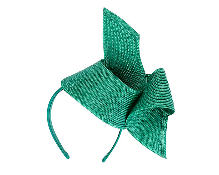 Modern teal fascinator by Max Alexander - Hats From OZ